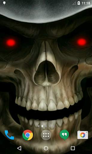 Skull 3D Live Wallpaper screenshot 3