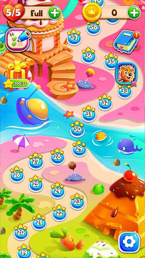 ขนมระเบิด - จับคู่ 3 เกมฟรี screenshot 5