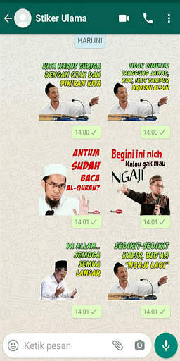 Stiker WA Islami Ulama WAStickeraApps screenshot 8