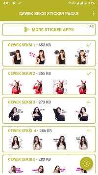 Best Sexy Girl Stickers - WAStickerApps screenshot 1