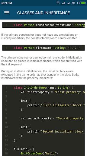 Kotlin Tutorial - Offline screenshot 6