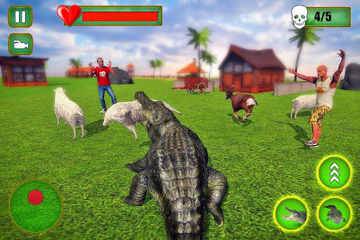 Angry Crocodile Family Simulator: Crocodile Attack screenshot 11