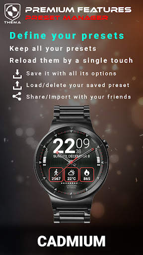 Cadmium Watch Face screenshot 5
