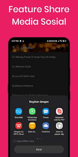 DJ Minang Panek Di Awak Kayo Di Urang Offline screenshot 6