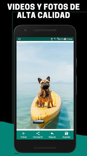 Status downloader - Clic para chatear - Descargar screenshot 3
