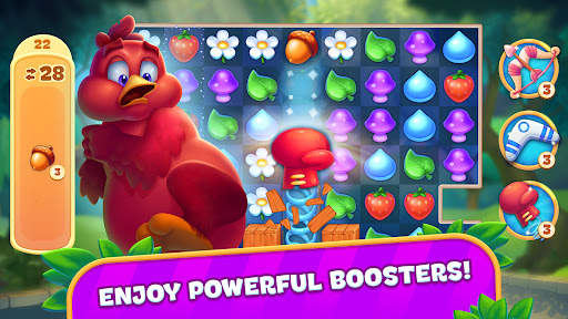 Brave Birds Adventure: Match 3 screenshot 3