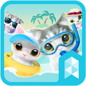 Sugarcat's Vacation theme icon