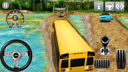 Offroad Tour Bus Drive Game 3d screenshot 3