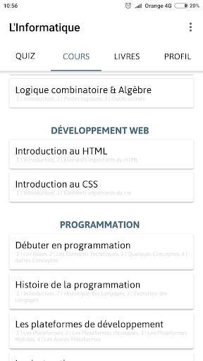 Apprendre: Informatique & Dev скриншот 3