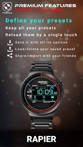 Rapier Watch Face screenshot 5