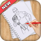 How to Draw WWE icon