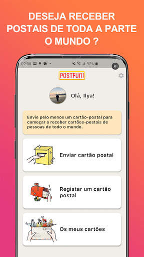 Postfun - trocar postais de pa screenshot 2