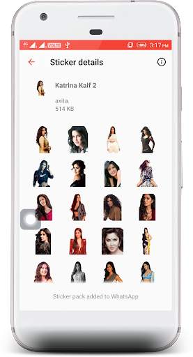 Katrina Kaif Stickers 4 WhatsApp screenshot 3