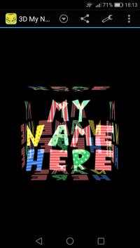 3D Mein Name lustige Tapete screenshot 5