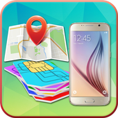 Phone SIM and Address icon