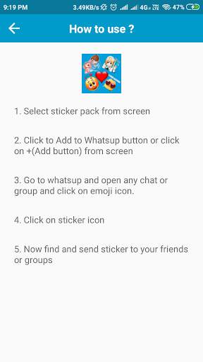 WASticker Library 7 تصوير الشاشة