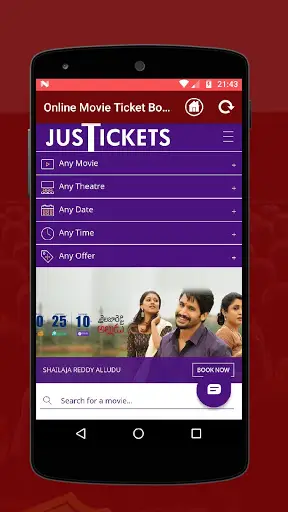 Online Movie Ticket Booking screenshot 2