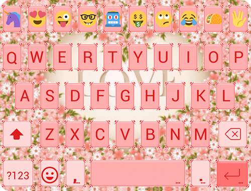 Love Flower Emoji Keyboard screenshot 5