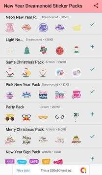WhatsApp New Year Sticker - WAStickerApps screenshot 1
