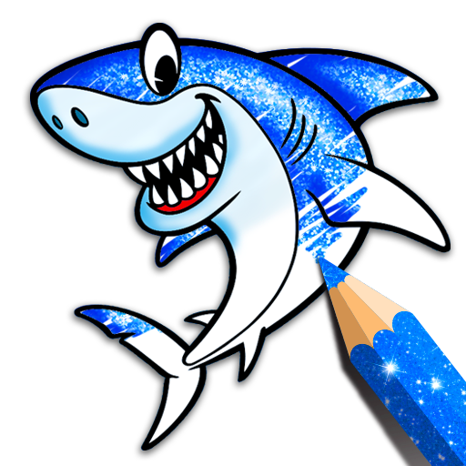 Baby Shark Coloring and Drawin आइकन