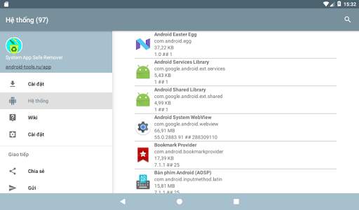 Trình quản lý ứng dụng hệ thống screenshot 12