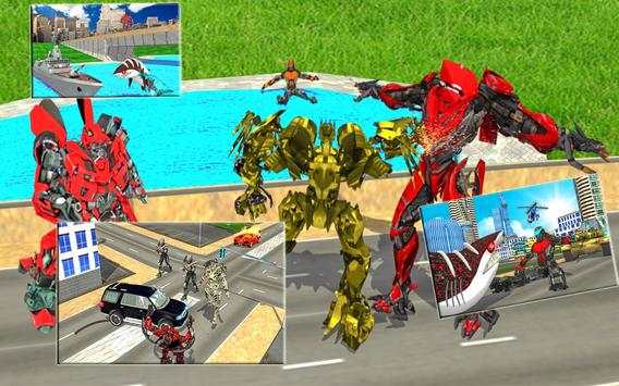 Transformation Robot Shark Game:Shark Simulator screenshot 14