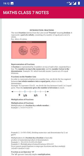 Mathematics Class 7 Notes CBSE,ICSE NCERT Syllabus screenshot 2