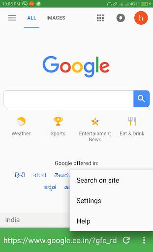 one Browser screenshot 6