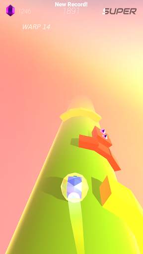 Warp and Roll: Offline space running game screenshot 12