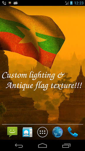 Myanmar Flag screenshot 4