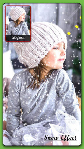 Snow photo editor screenshot 1