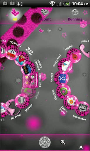 Pink Cheetah for Go Launcher screenshot 4