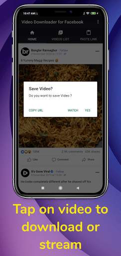 Video Downloader For Facebook (Made In India) screenshot 1