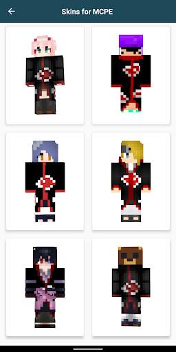 Akatsuki Skin for Minecraft PE screenshot 2