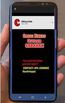 CHOS Cargo Hiker Outdoor Sabahan screenshot 6