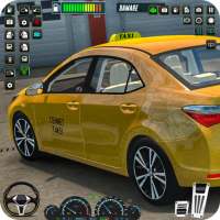 Offroad Taxi Driving Game 3d logo