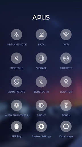 Wonderful Aurora APUS Launcher theme screenshot 3