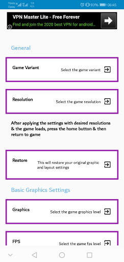 GFX Tool for pubg And Game screenshot 2