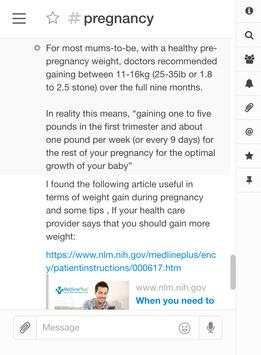 Pregnancy and Baby Chat screenshot 1