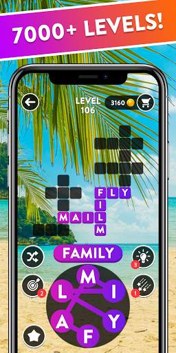 Word Glow: Word Search Puzzle Free - Anagram Games screenshot 1