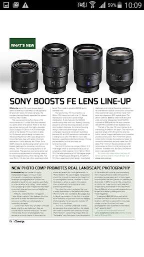 Camera Magazine screenshot 1