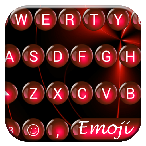 Spheres Red Emoji Keyboard icon
