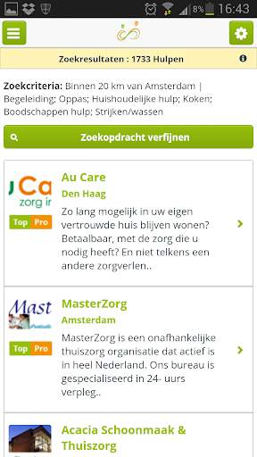 Nationale Hulpgids screenshot 4