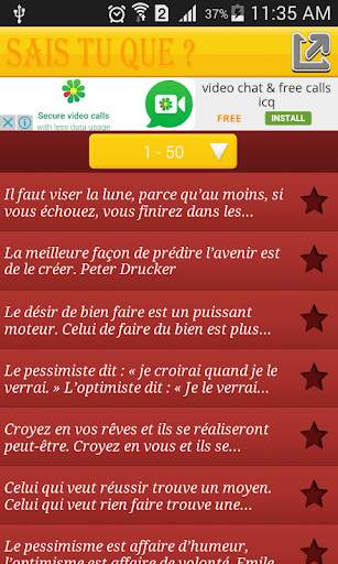 Sais tu Que Citation-Proverbe screenshot 5