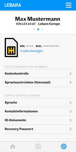 Lebara Schweiz App 2 تصوير الشاشة