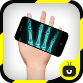 X-ray Scanner Hand Simulated icon