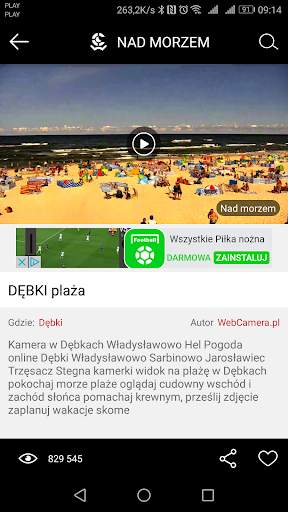 WebCamera.pl - kamery na żywo скриншот 7