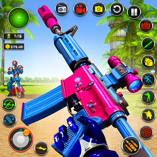 Counter terrorist robot game icon