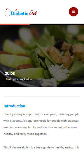 Diabetic Diet screenshot 2