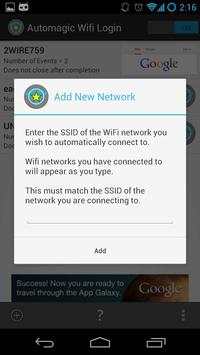Automagic Wifi Login screenshot 2